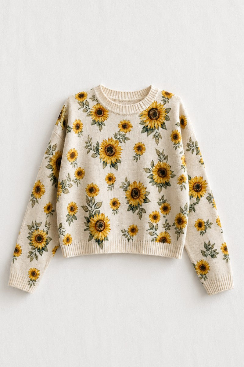 Sunflower Knit Sweater
