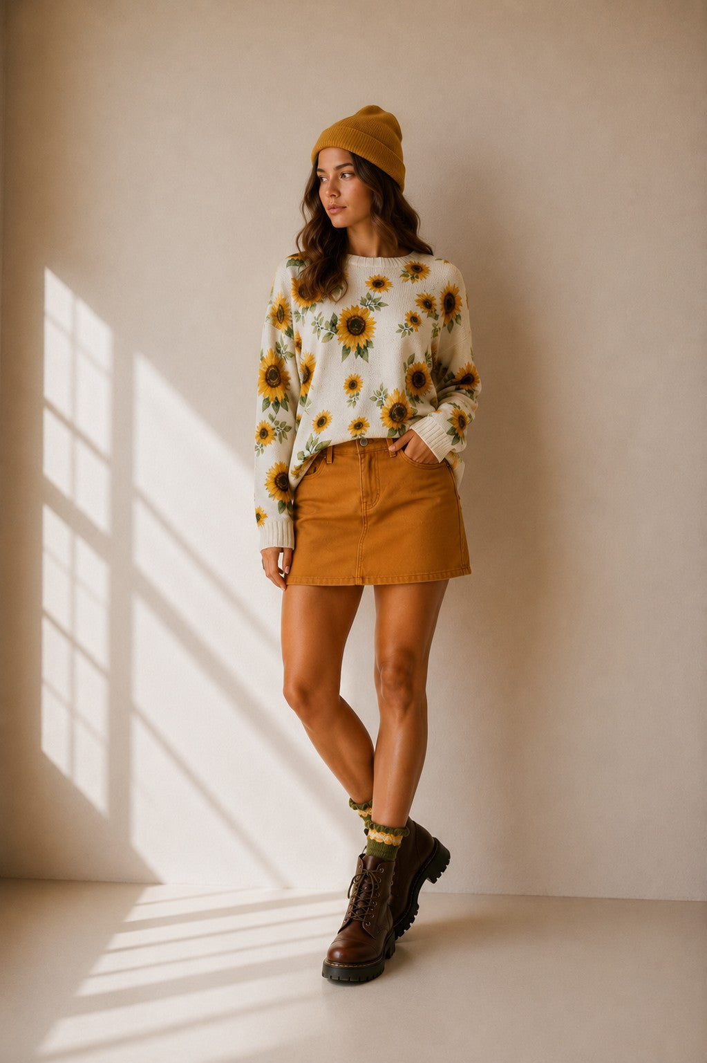 Sunflower Knit Sweater